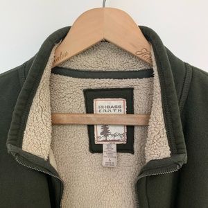 GH Bass Earth cozy fleece zip jacket